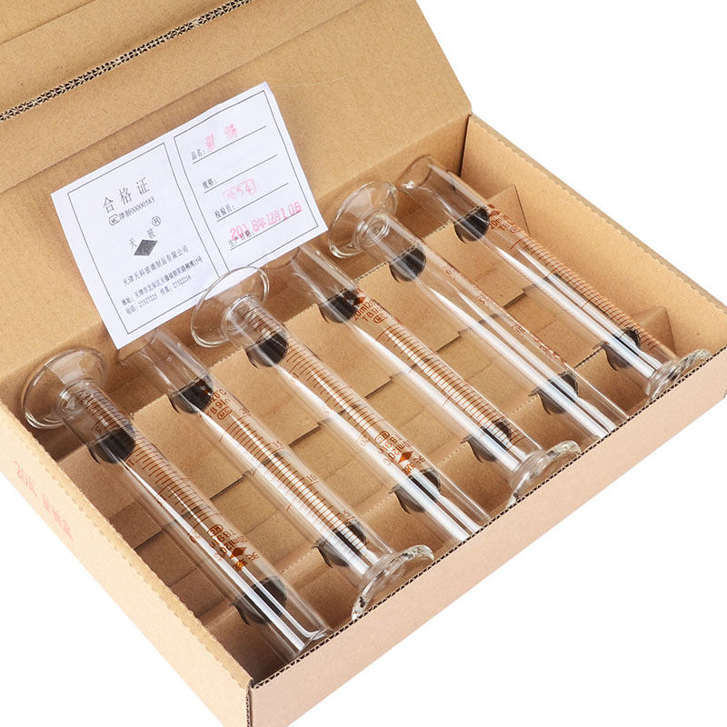 天玻玻璃量筒透明10ml/15/25/50/100/250/500/1000ml刻度直筒量杯