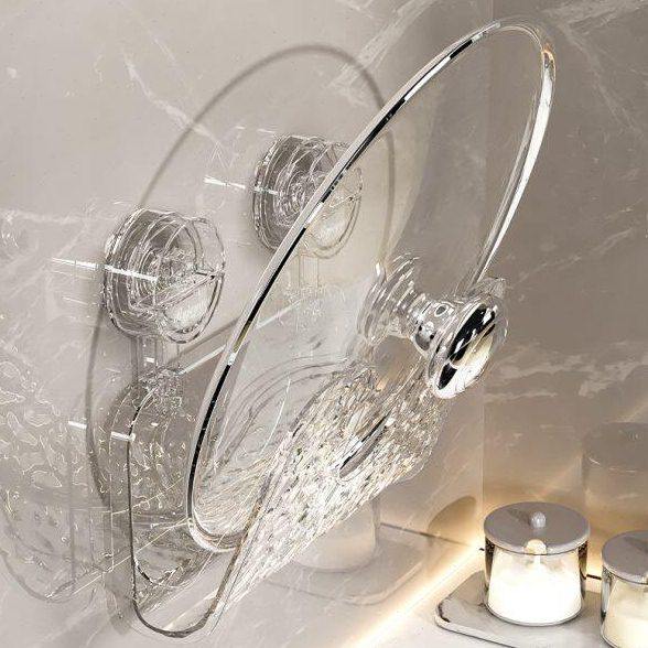 厨房吸盘锅盖架免打孔壁挂式砧板收纳放锅盖切菜板案板置物架神器