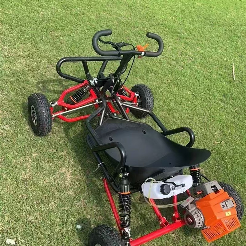 越野卡丁车燃油版k户外全地形山地沙滩四轮车漂移utv两冲拉力赛车