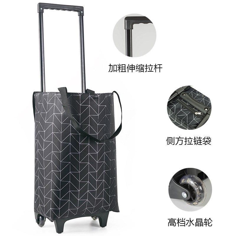 加粗杆购车超市买菜l小拉便携物折叠拖拉车家用神器LQI手拉车取快