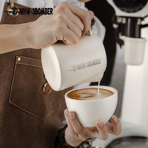 MHW-3BOMBER轰炸机拉花杯 拉花缸 打奶不包纹304不锈钢尖嘴拉花,餐饮具,拉花缸/拉花杯/打奶缸,淘宝优惠券,粉丝福利购,淘宝优惠卷