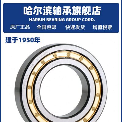 HRB哈尔滨轴承NU NJ NF RN RNU N 205 206 207 208 M EM 圆柱滚子