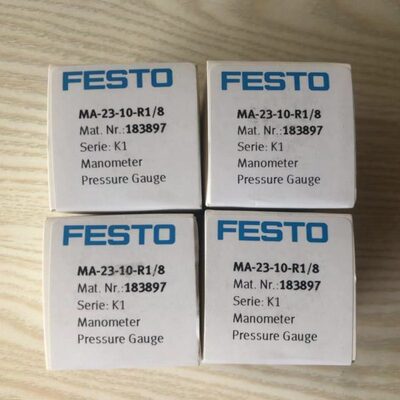 FESTO 压力表 MA-23-6-R1/8 183896 MA-23-10-R1/8 183897 现货