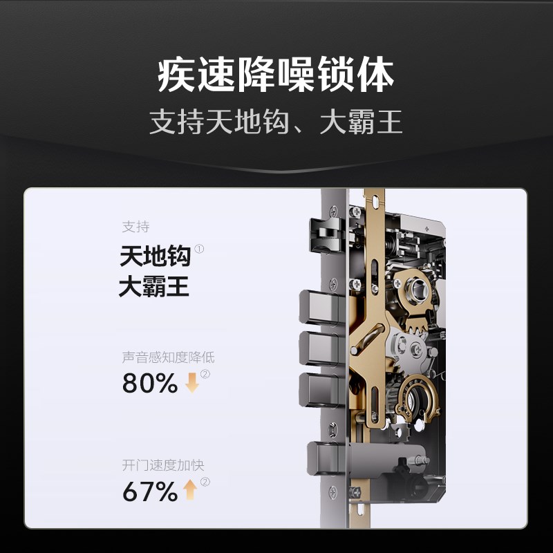 德施曼智能门锁3D人脸识别智能锁密码锁指纹锁小嘀Q2FD