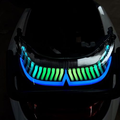 九号N70/N80/N90/N85/N100魔术师尾灯M95c/M85c改装车尾灯APP可调