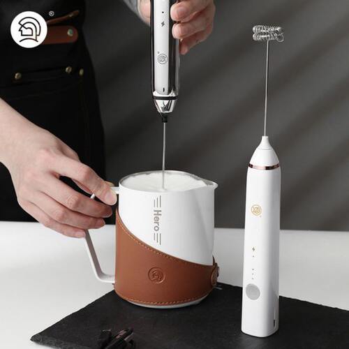 Hero双子电动打奶泡器 咖啡奶泡机 家用牛奶手持搅拌棒打蛋器
