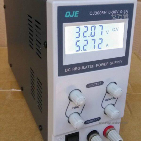 原装QJE求精直流稳压电源QJ3005H线性可调电源30V5a恒压恒流1ma
