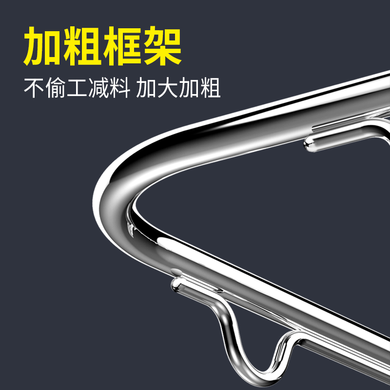 不锈钢晾衣架多夹子晒袜子衣服功能夹架子晾晒凉家用内衣神器宿舍