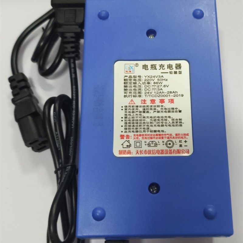 24V伏汽车电瓶充电器 碰碰车蓄电池纯铜全智能通用型 自动充电机