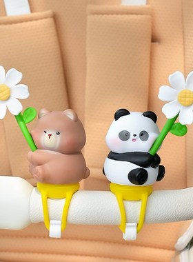 熊猫婴儿车小风车玩具遛娃神器手推车挂件儿童手推车装饰摆饰旋转