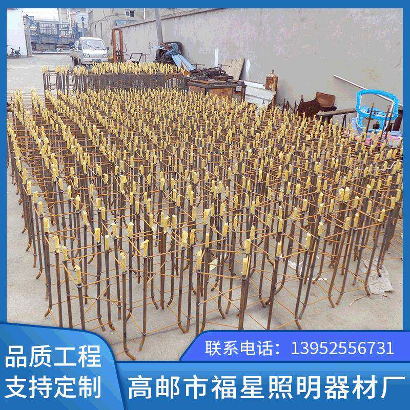 路灯预埋件路灯杆地脚笼高杆灯地笼太阳能交通标志杆基础笼