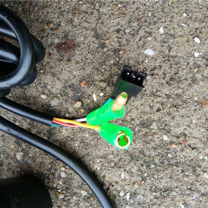 电动车调速车把手转把开关配件转把带显示屏调速器36V48V5灯带锁