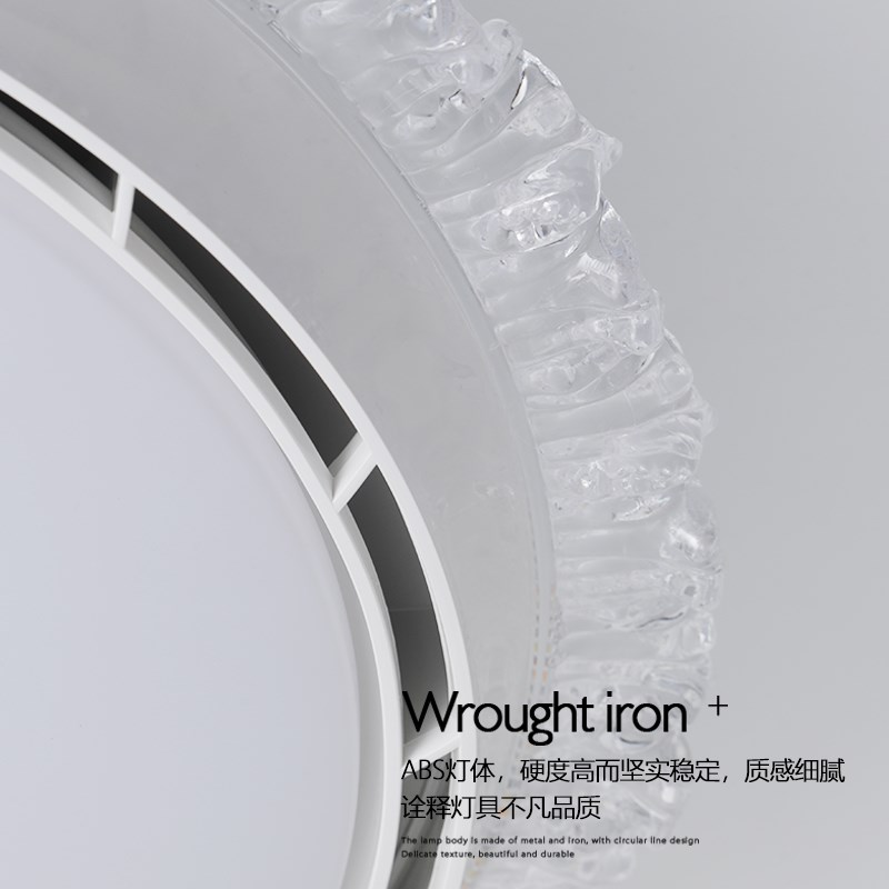 无叶风扇灯儿童房间静音隐形2025新款卧室灯餐厅电扇吊扇吸顶灯具