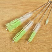 刷日式 含支清洁刷套装 嘴4米4件套K.细内粗木大M.2小壁壶12 0吸管