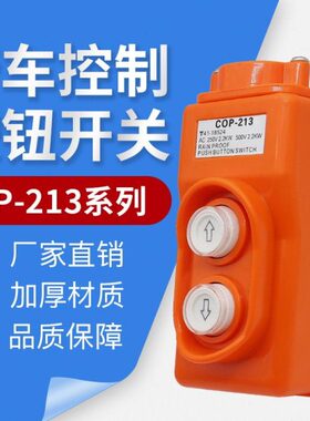 型按钮行车  下V- 上控按钮开关 吊车开关 3吊机0直3821OPC