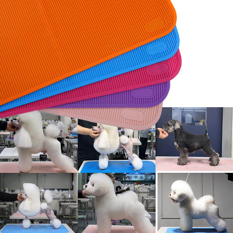 Mark宠物美容台赛桌矽胶垫比熊贵宾雪纳瑞美容师鉴定比赛防滑垫