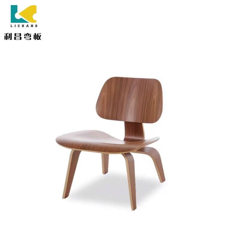 设计师伊姆斯曲木高矮脚款小狗椅 简约现代埃姆斯饭厅餐桌椅