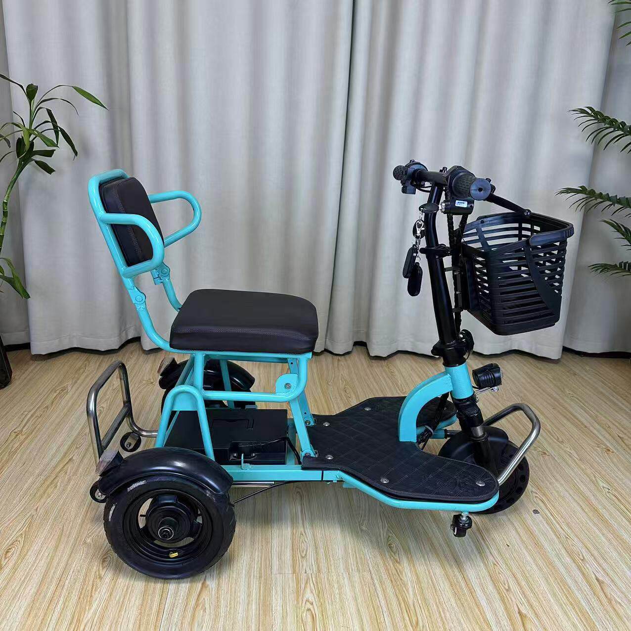 小臻·电动车出行好物折叠电动三轮车迷你小型家用轻便电动车代步