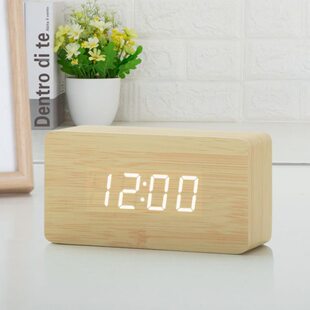 简约创意闹钟充电夜光静音学生电子床头座钟儿童无声个性时钟卧室