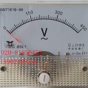 安装 电表 85L1 T7676 380V 式 交流电压表85L1 450V