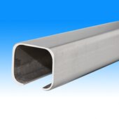 兴达推拉门滑轨移门滑轮 麦奇II型不锈钢轨4.0米 吊门轨道厨房