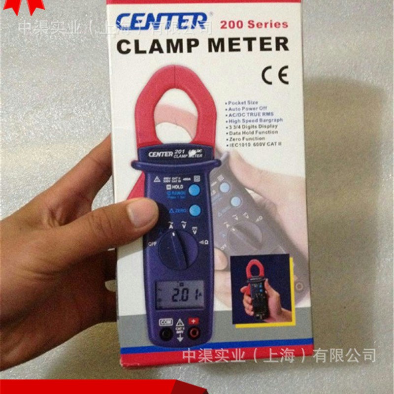 CENTER212数字钳表1000A交直流钳形表RMS真有效值CENTE.R-212
