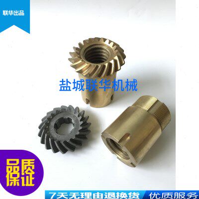 C5112E齐齐哈尔立车 铜横梁螺母螺旋伞齿轮T40X6 Z19 罗伞 L186
