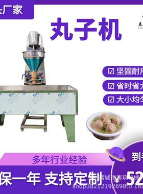 狮子头肉丸机 全自动肉丸成型机 鱼丸加工设备 制作虾丸设备