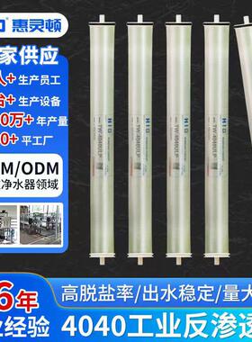 工业商业4040反渗透膜净水器水处理设备专用惠灵顿反渗透ro膜滤芯