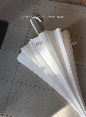 初恋白月光的存在~3fter自制16股超结实细直柄抗风Y挡雨长柄雨伞