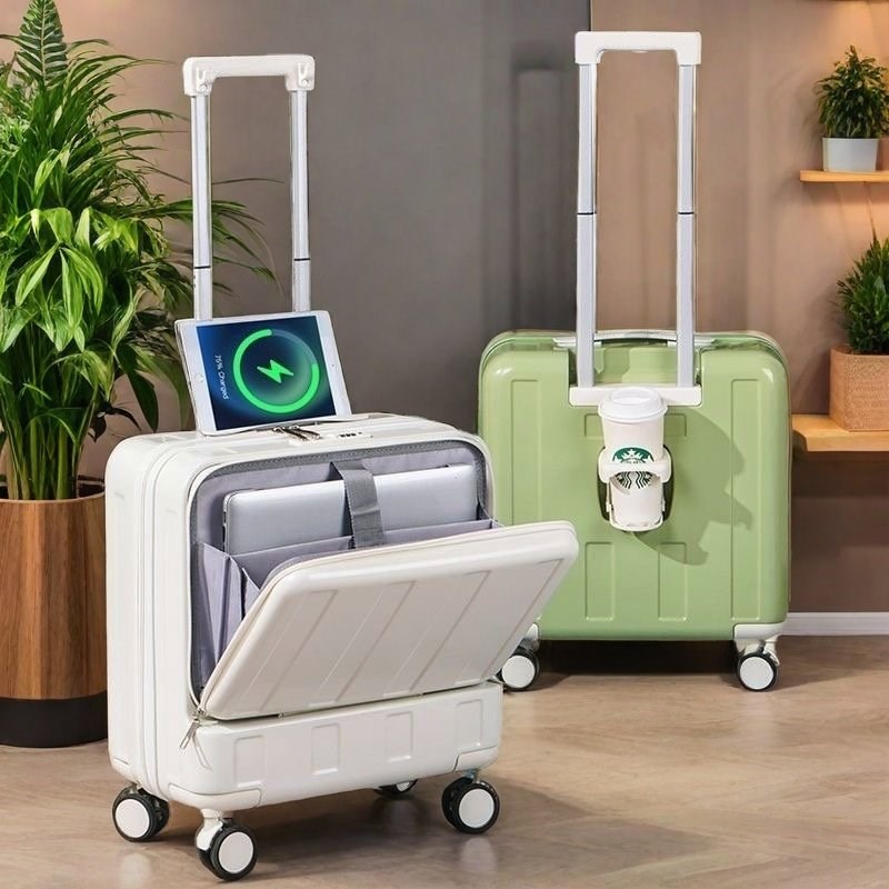 小型迷你b旅行箱多功能拉杆箱18寸登机箱半开口密码箱20学生行李