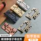 子母合页不锈钢铰链轴承室内5寸免平开隐形门开槽4寸木门加厚静音