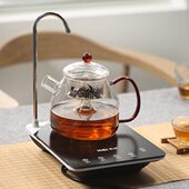 讯煮茶器小型自动上水电磁炉米抽水家用光非电陶炉泡茶茶炉方形波
