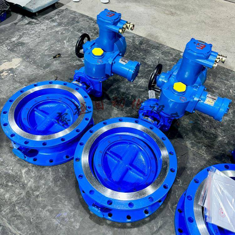 带485DN400一体式矿用隔爆型电动蝶阀WSD94F-16Q煤安防爆瓦斯阀