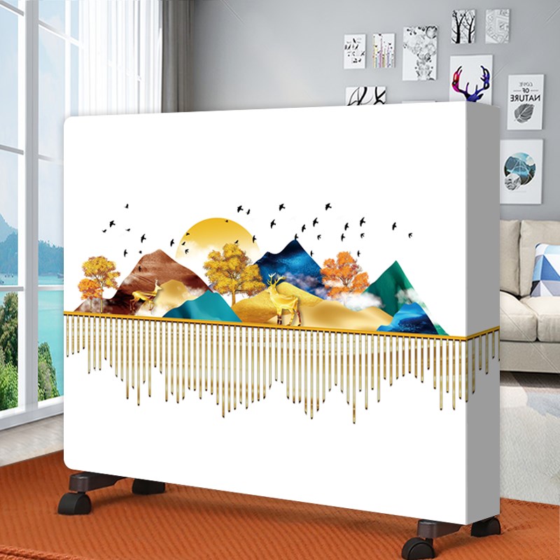 油汀电暖气套防尘罩艾美特取暖器套家用油汀暖气罩防墙熏黑保护套