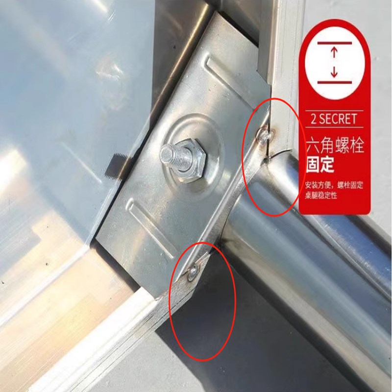 不锈钢工作台加粗加厚多层多功能酒店操作厨房置物架饭店商用荷台