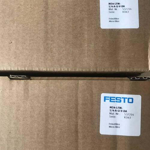 现货销售德国FESTO 精细过滤器 MS4-LFM-1/4-BUV 535766 537214