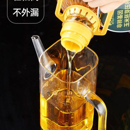 玻璃油壶防漏油瓶家用不挂油调味料装厨房酱油醋油壸不锈钢大油罐