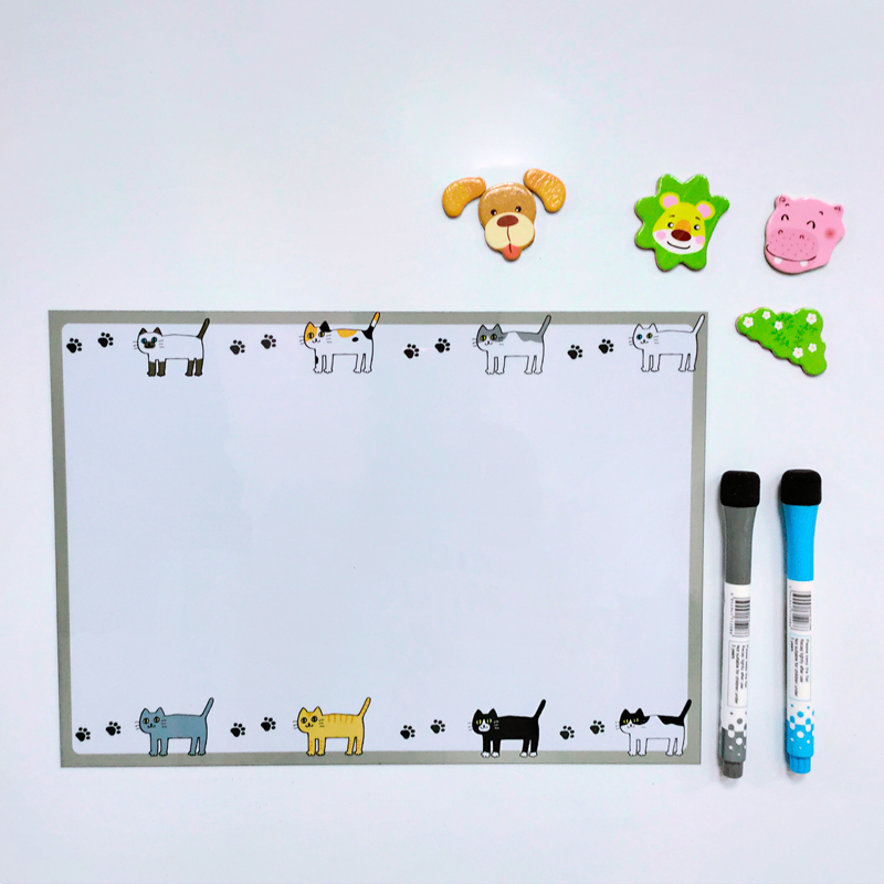 冰箱贴留言板日历月历磁贴磁吸白板日程计划表自律表备忘录可擦写