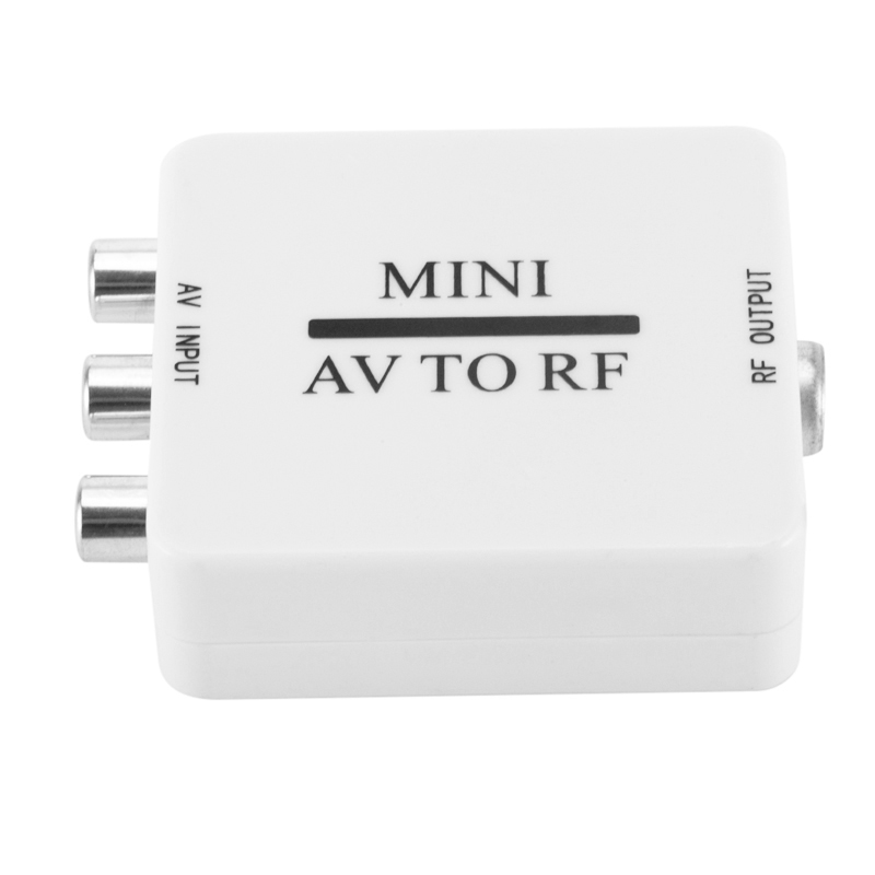 AV变TV调制器AV转RF转换器 DVD机上盒 RCA转有线老电视讯号放大器