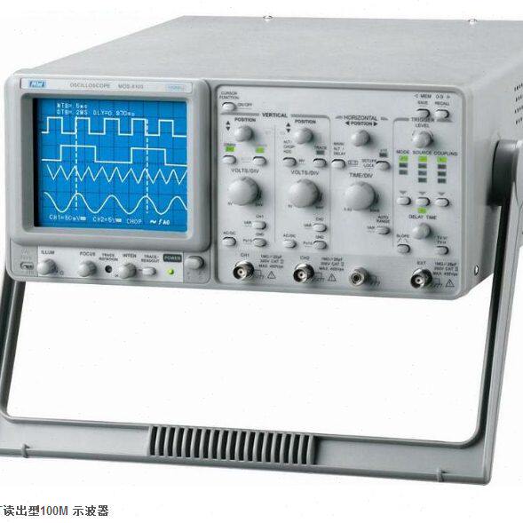 麦威双通道双踪示波器MOS-6103 DC-100MHZ 带CRT读出功能延迟扫描