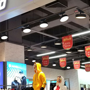 散光轨道灯led射灯服装 超亮补光筒灯 店直播间照明店铺商用导轨式