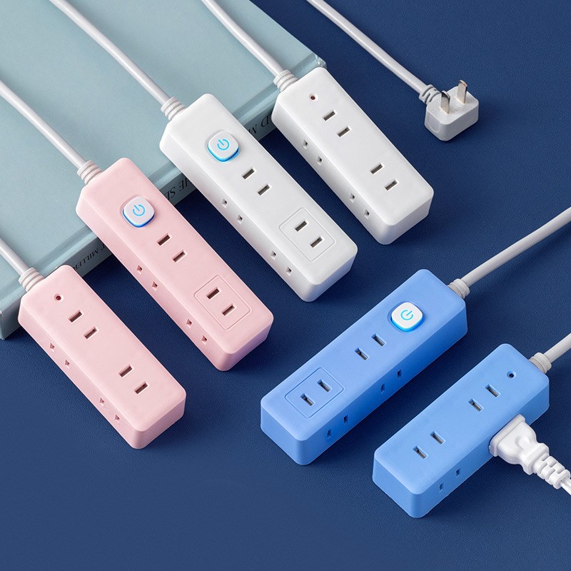 两脚插座2孔插头家用S排u插排二项插头接线板两爪插板二脚拖线板