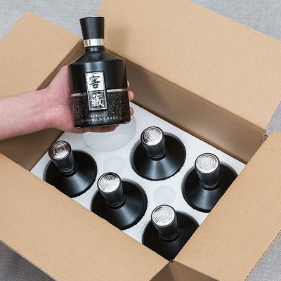 复古酒瓶空瓶玻璃高档500ml创意简约定制密封陶瓷家用一斤礼盒装