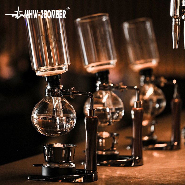 MHW-3BOMBER轰炸机虹吸壶 手工煮蒸馏品咖啡 家用虹吸式咖啡壶
