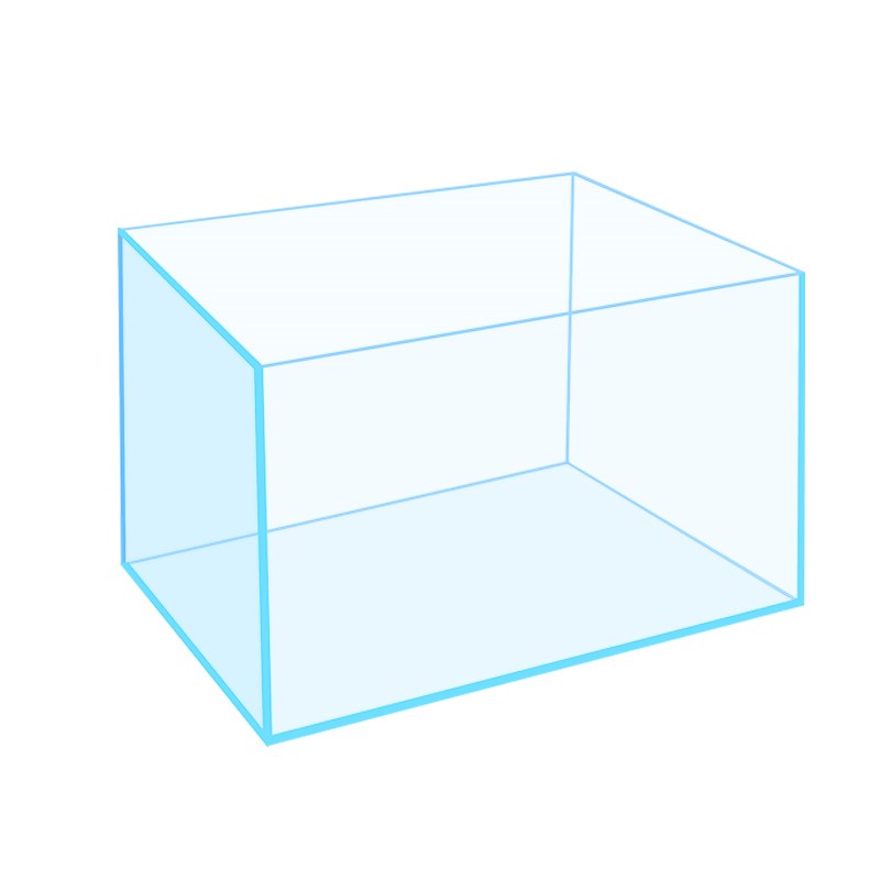 金晶五线 e缐超白玻璃鱼缸家用客厅水族溪流缸定制方缸生态龟缸裸