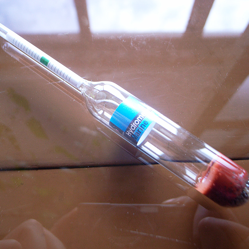 台湾P鱼缸玻璃比重计雅博 海水z悬浮盐度计 D-667 水族测盐度