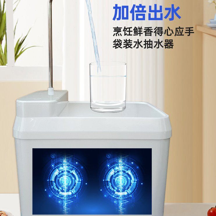 袋装水抽水器电动专用饮水机双泵出水带加热烧开水功能取水器台式