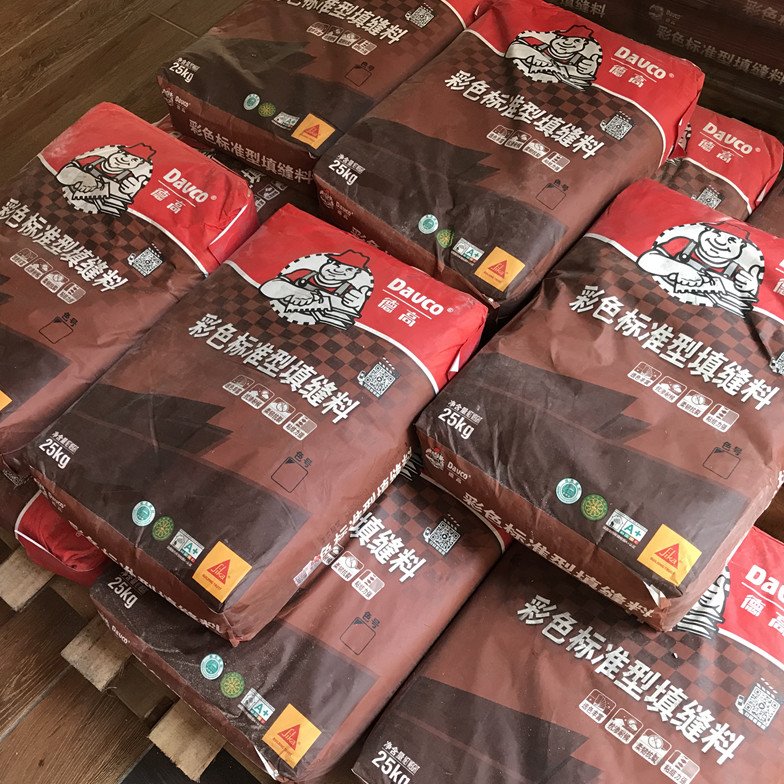 德高外墙填缝剂防水防霉 白色黑色填缝料25公斤瓷砖勾缝 专用美缝