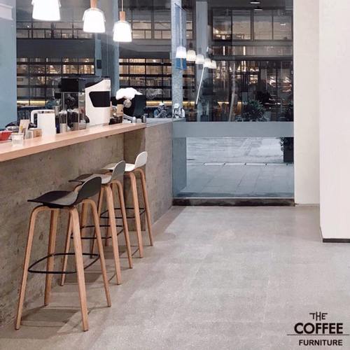 网红实木吧台椅靠墙吧台咖啡厅大理石吧台桌酒吧高脚桌商用吧台椅